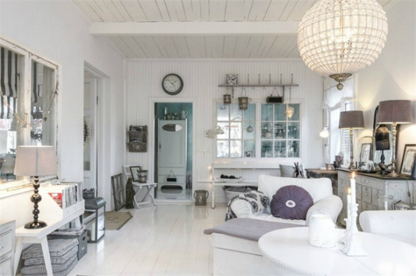 How to furnish a house in shabby chic style?