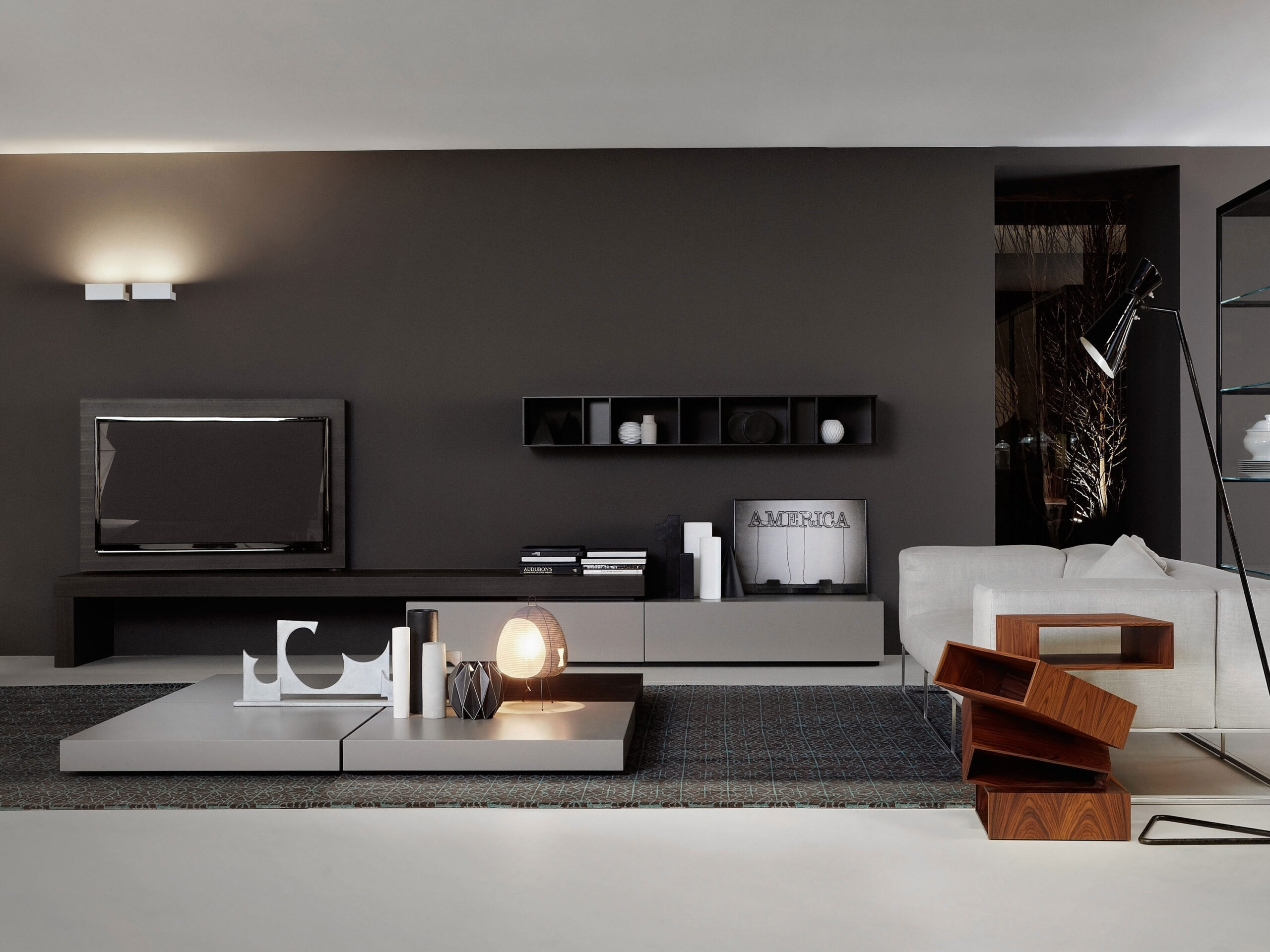 only furniture but design-oriented - TV not also practical,
