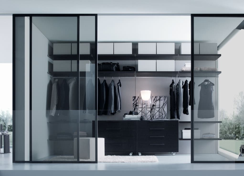 Le dressing en verre fumé