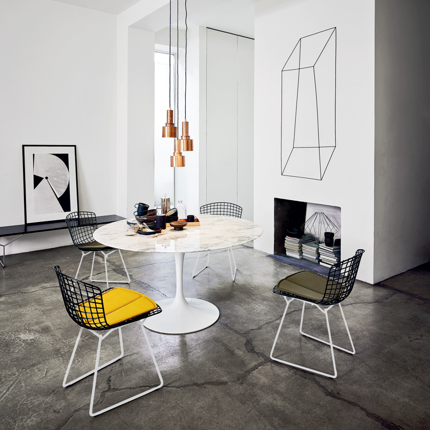 The Saarinen Knoll marble table: an icon that stands the test of time