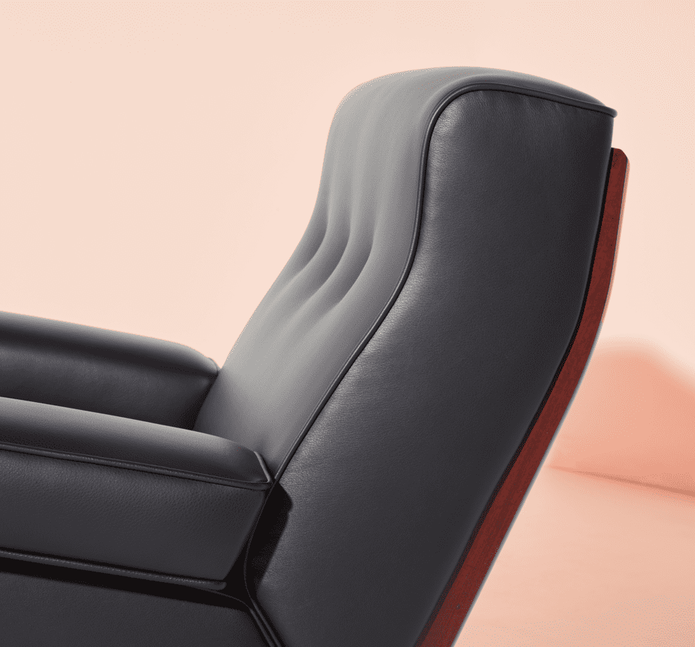 Leather armchairs design