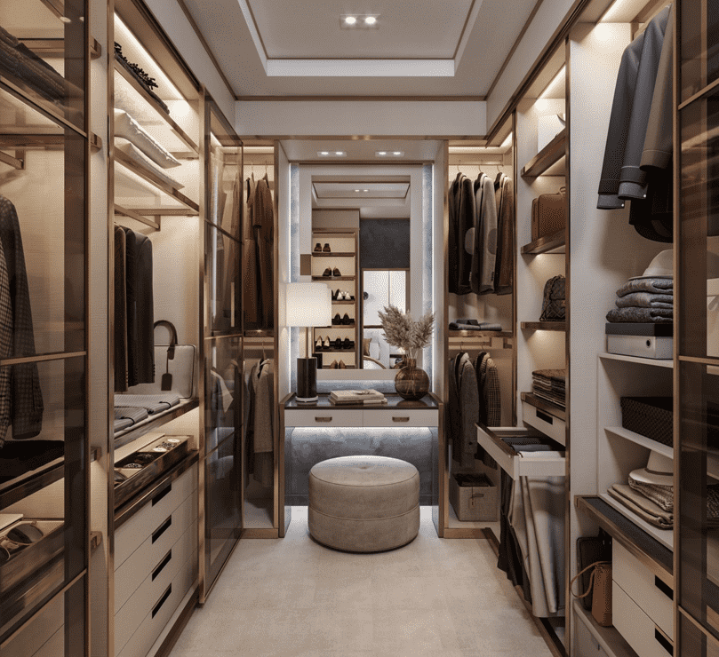 Classic luxury wardrobe