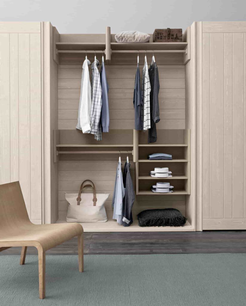 contemporary wardrobe