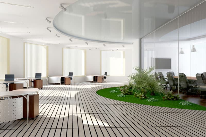 Eco-friendly office interior design