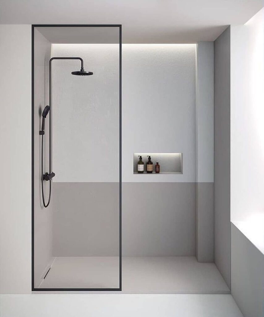 walk-in shower