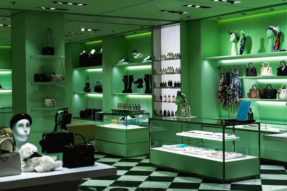 Interior design for luxury shops