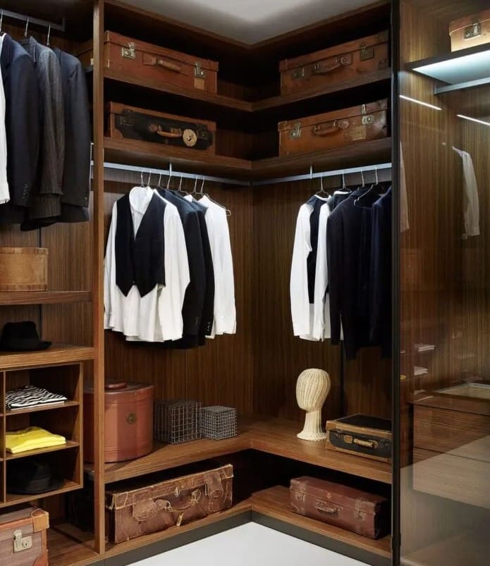 corner wardrobe