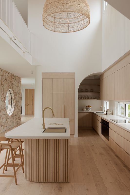 natural wood kitchen