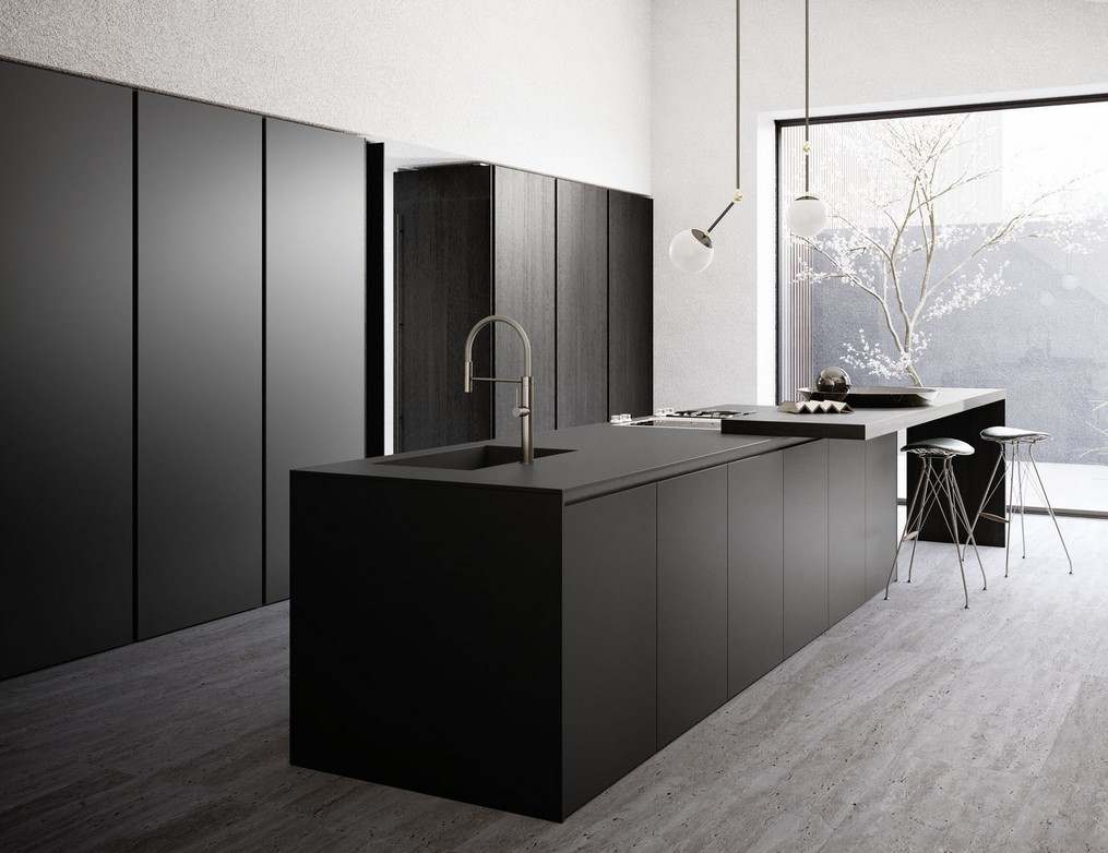 Cucina con isola centrale