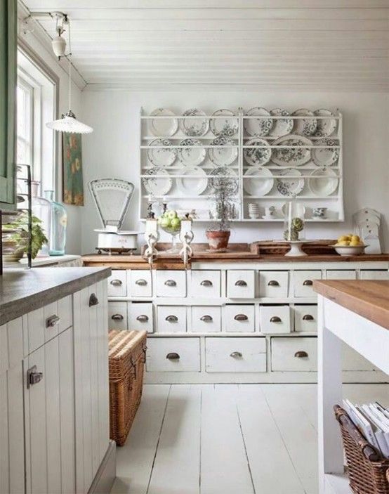 shabby chic kitchens