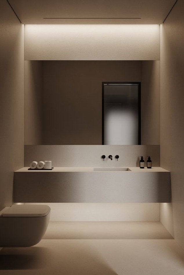 Modern bathrooms