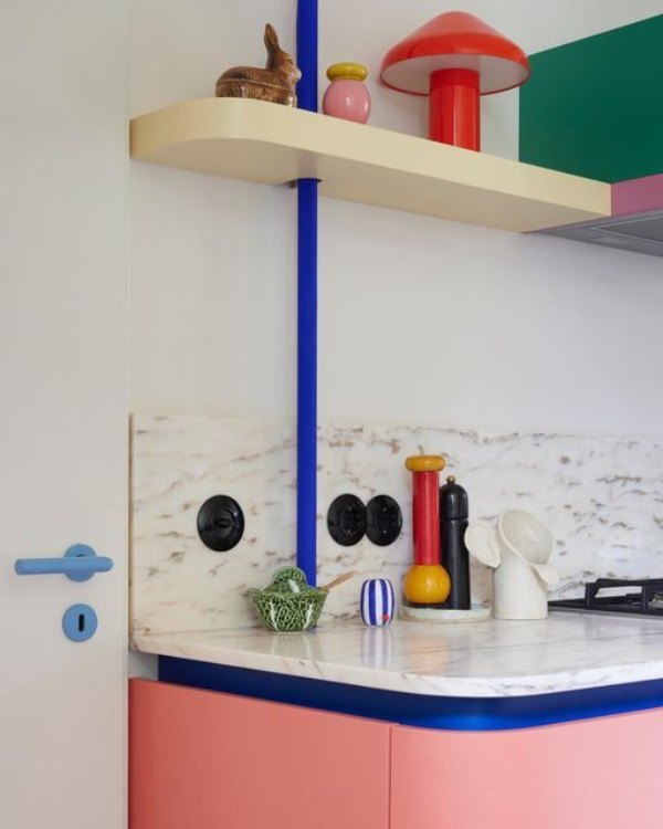 Colourful kitchens