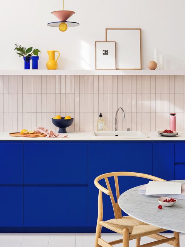 Colourful kitchens