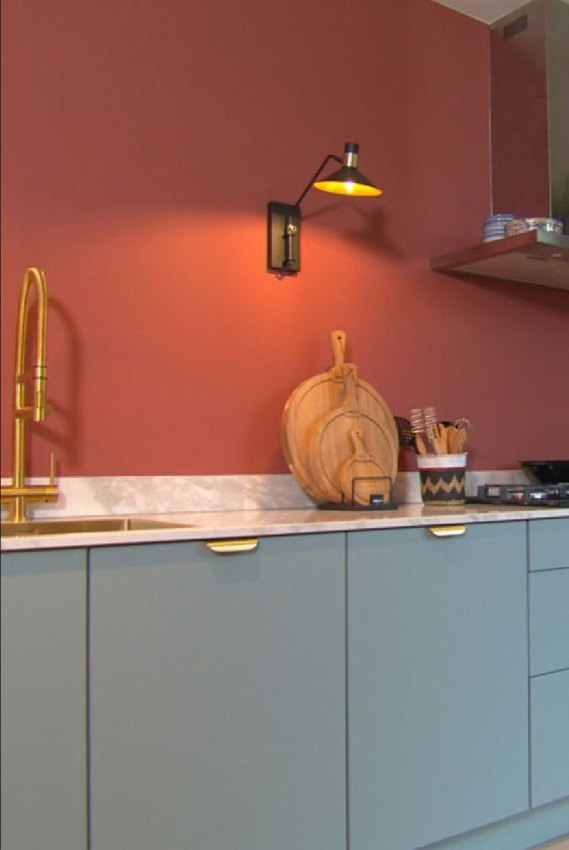 Colourful kitchens