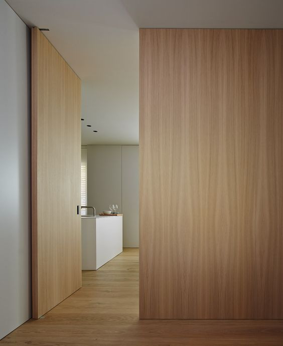 Wooden partition wall