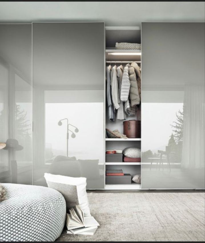 Sliding door cabinet