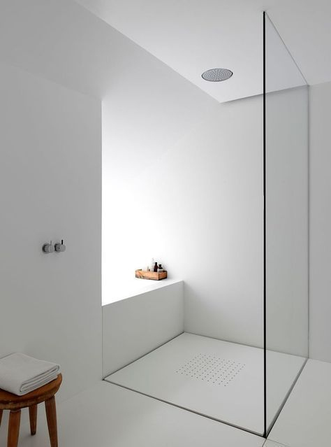 Modern bathroom shower