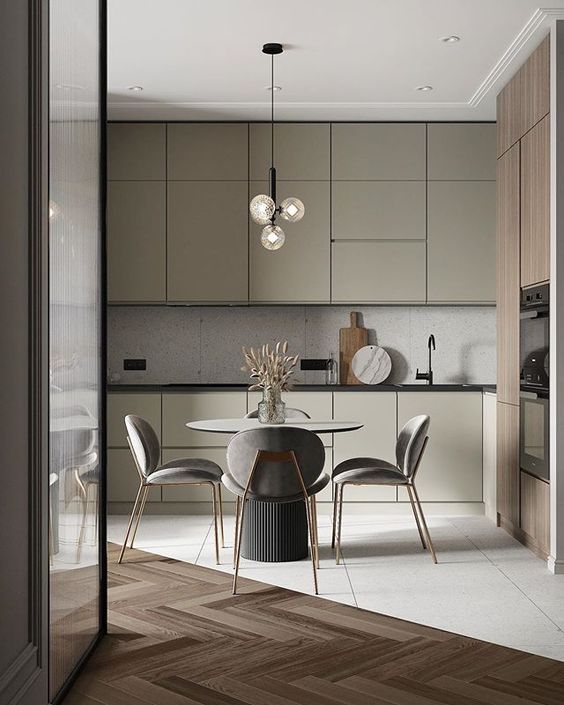 Modern corner kitchens