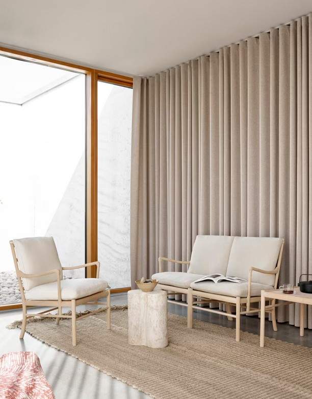 wooden sofa