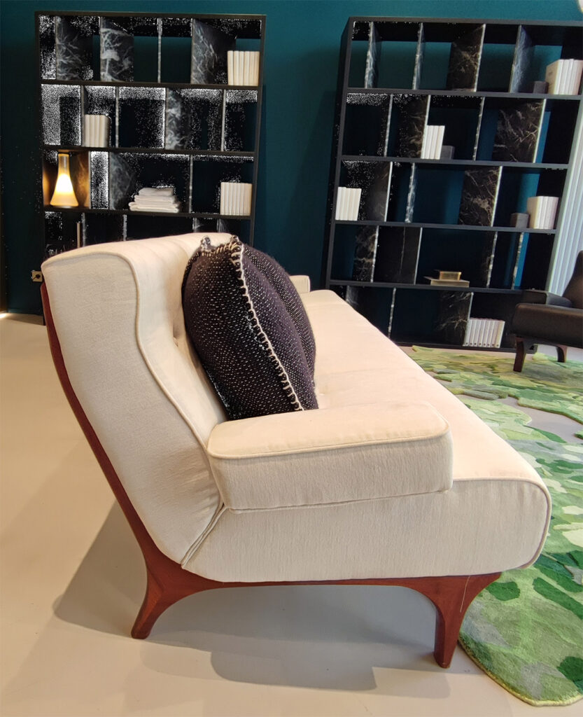 wooden sofa