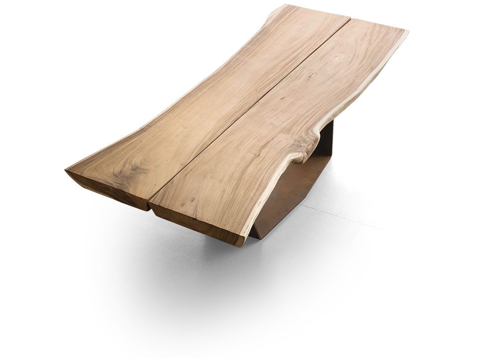 solid wood dining table