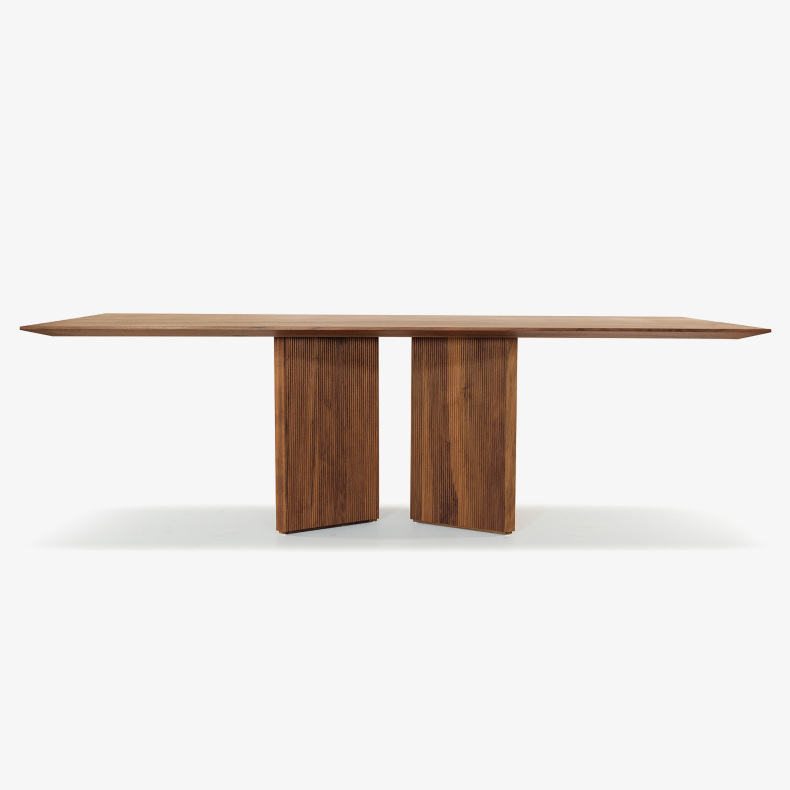 solid wood dining table