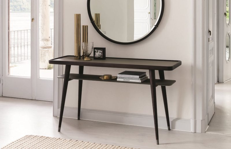 wooden console table