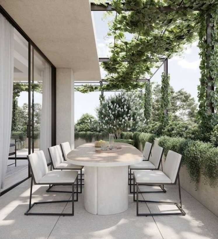 Contemporary terrace