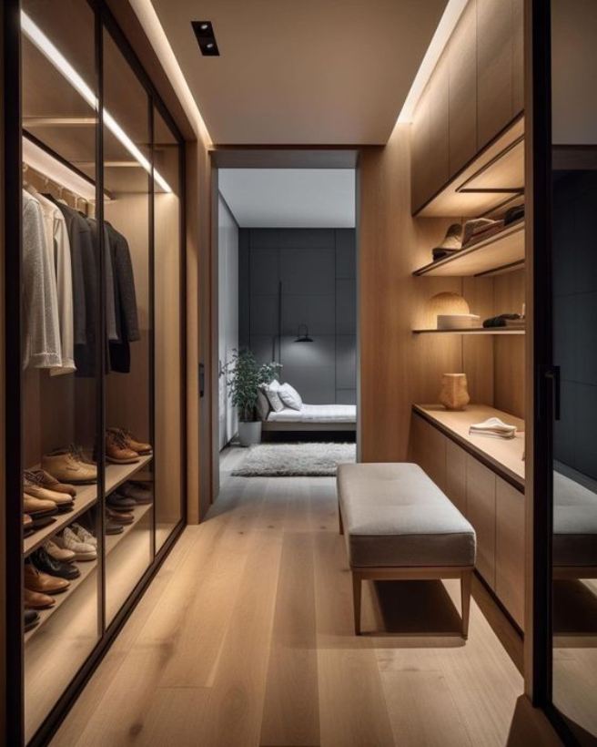  small walk-in closet