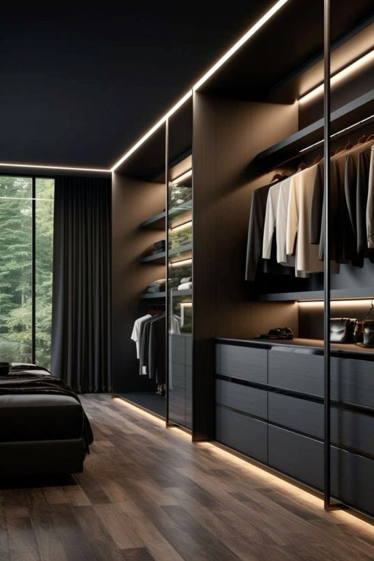 luxurious closet design