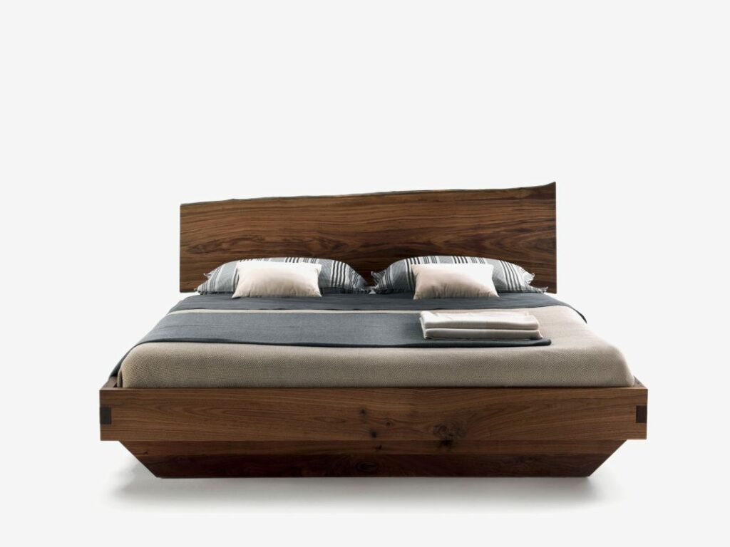 testata letto legno