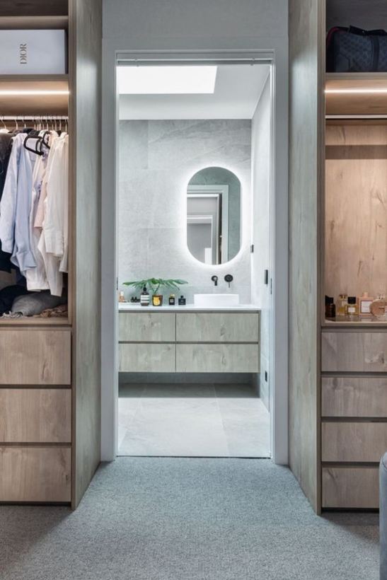 chambre avec dressing et salle de bain