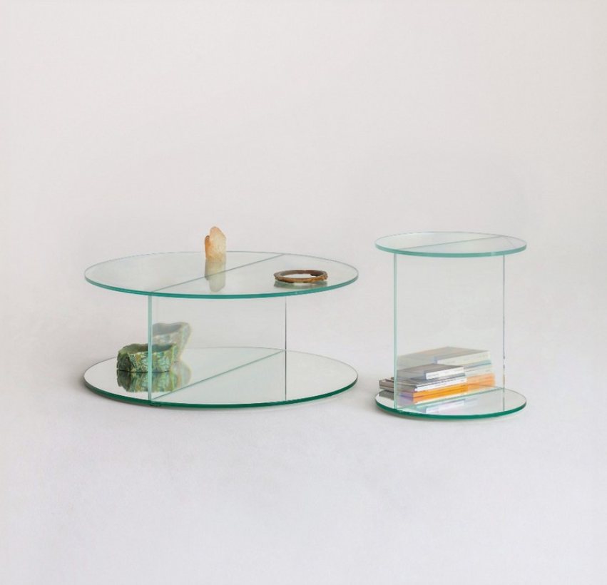 glass coffee table