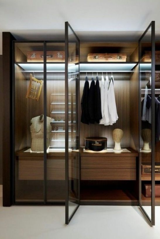  glass wardrobe